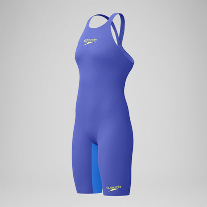 Fastskin LZR Pure Valor 2.0 Openback Kneeskin Blue/Purple - Speedo