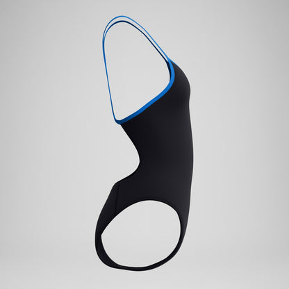 Club Training Turnback Swimsuit Black/Blue - Speedo