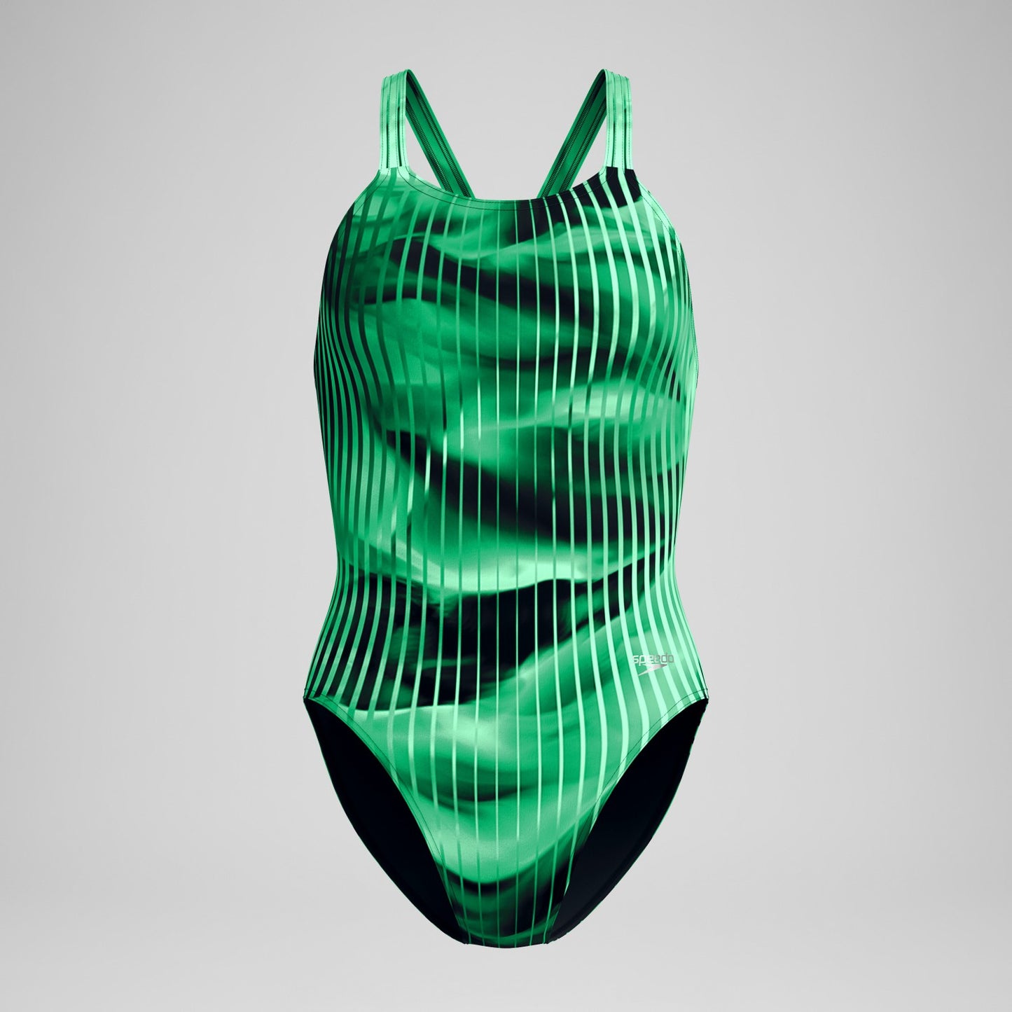 Club Training Printed Leaderback Swimsuit Green - Speedo