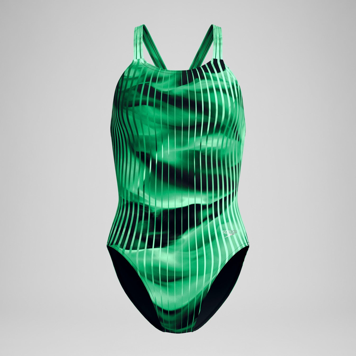 Club Training Printed Leaderback Swimsuit Green - Speedo