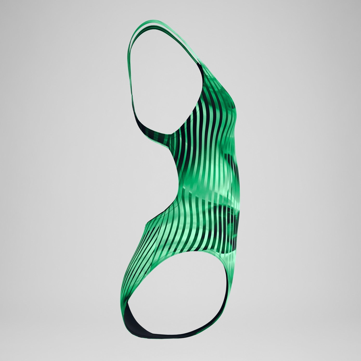 Club Training Printed Leaderback Swimsuit Green - Speedo