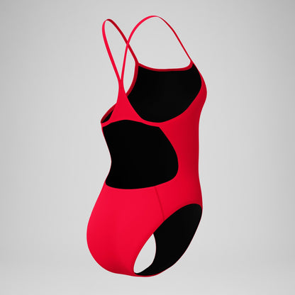 Club Training Turnback Swimsuit Red - Speedo