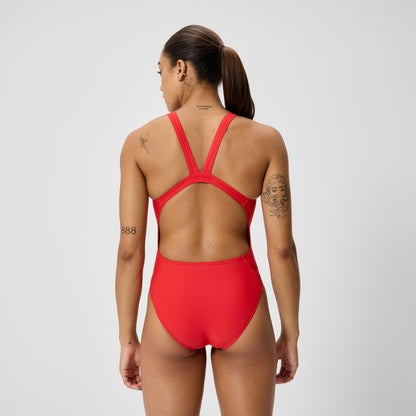 Club Training Leaderback Swimsuit Red - Speedo