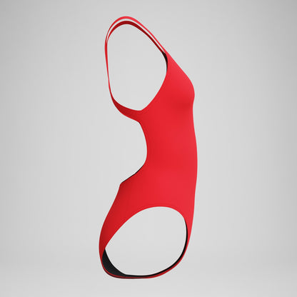 Club Training Leaderback Swimsuit Red - Speedo