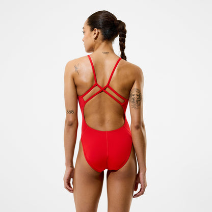 Team EnduranceX Strappy Swimsuit Red - Speedo