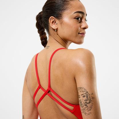 Team EnduranceX Strappy Swimsuit Red - Speedo