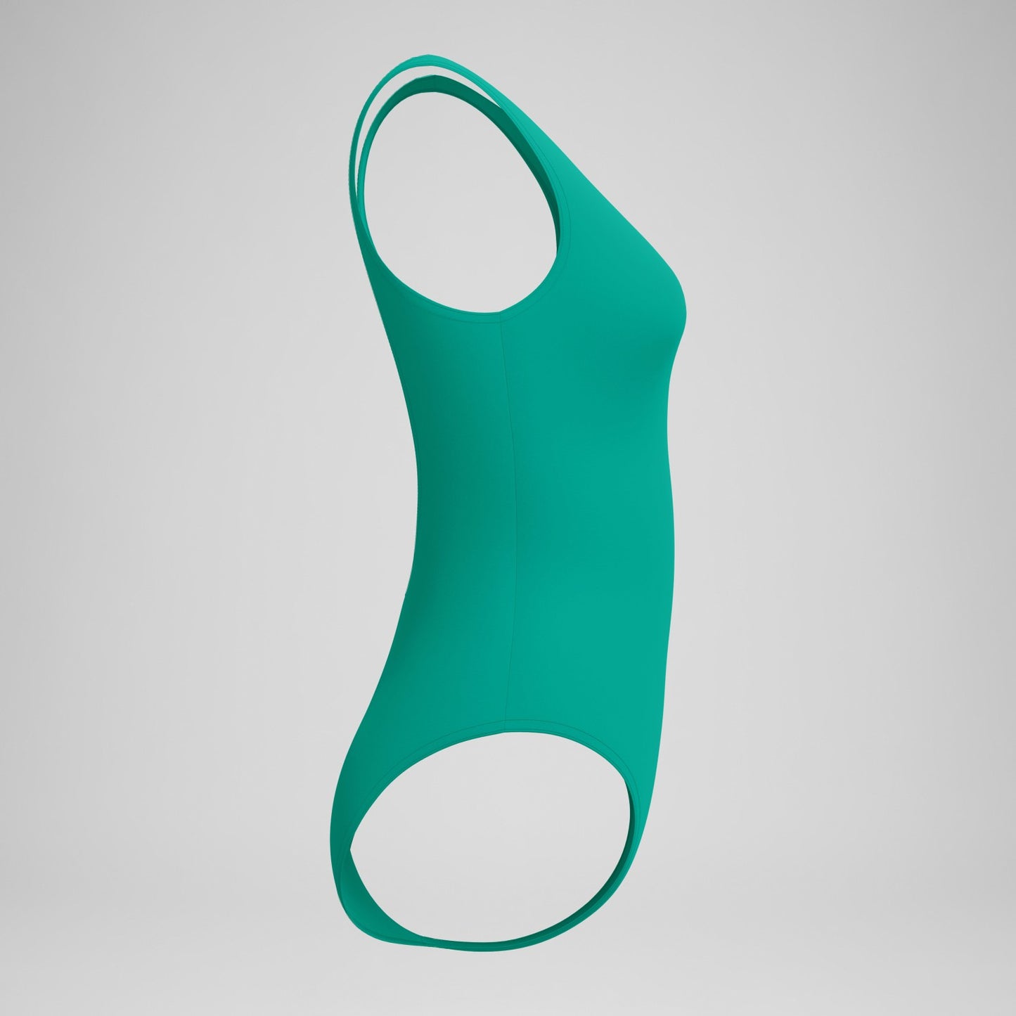 Solid High Neck Swimsuit Teal - Speedo