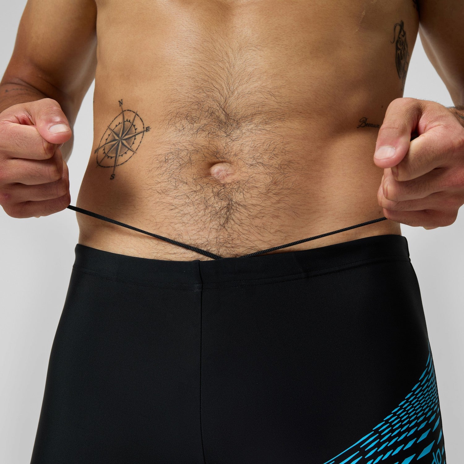 Medley Logo Aquashorts Black/Blue - Speedo