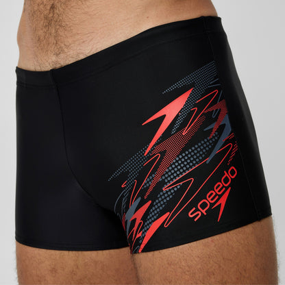 Medley Logo Aquashorts Black/Red - Speedo