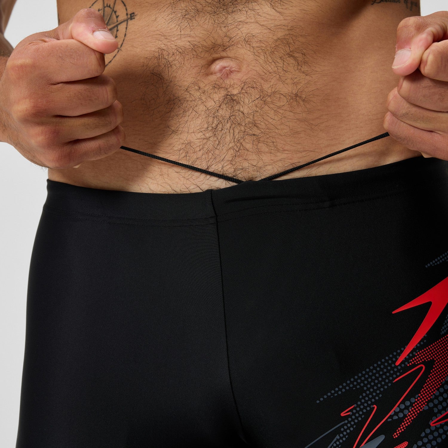Medley Logo Aquashorts Black/Red - Speedo