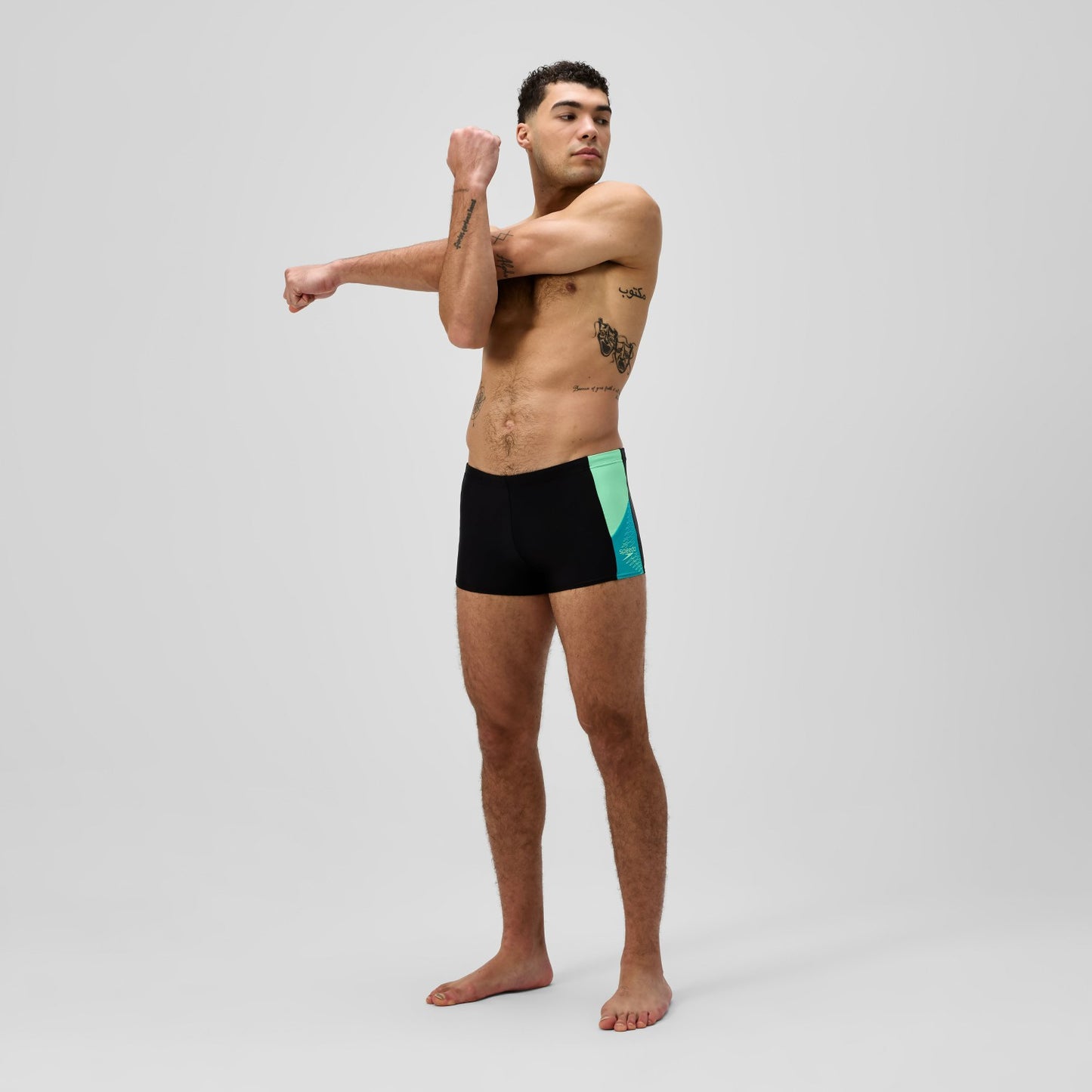 Dive Aquashorts Black/Turquoise - Speedo