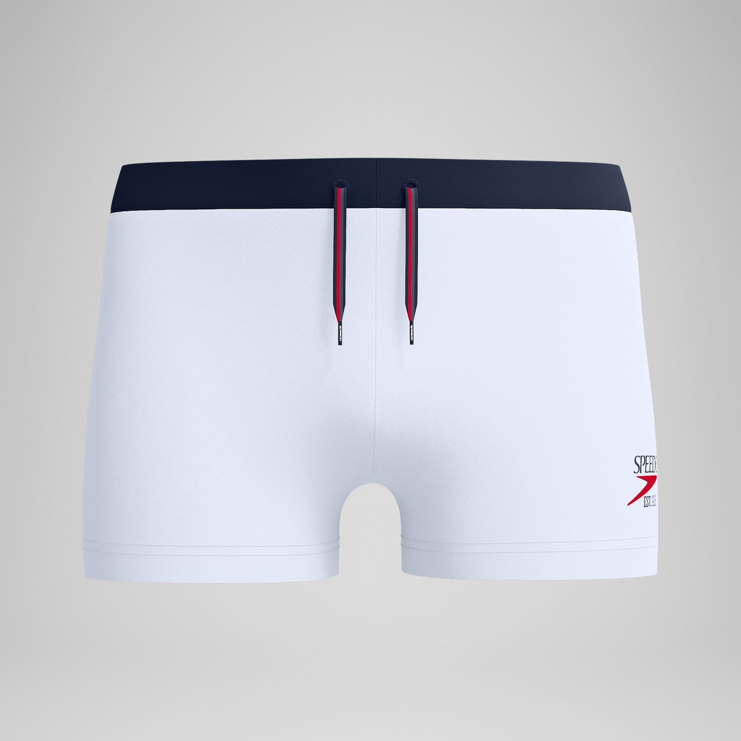 Jetstream Solid Aquashorts White/Navy - Speedo