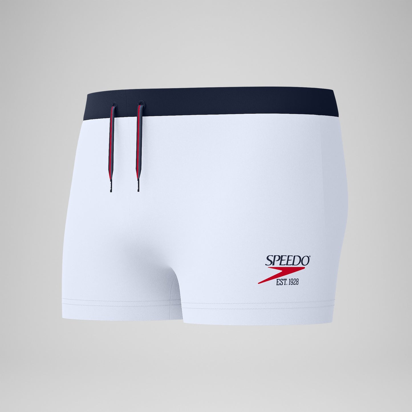 Jetstream Solid Aquashorts White/Navy - Speedo