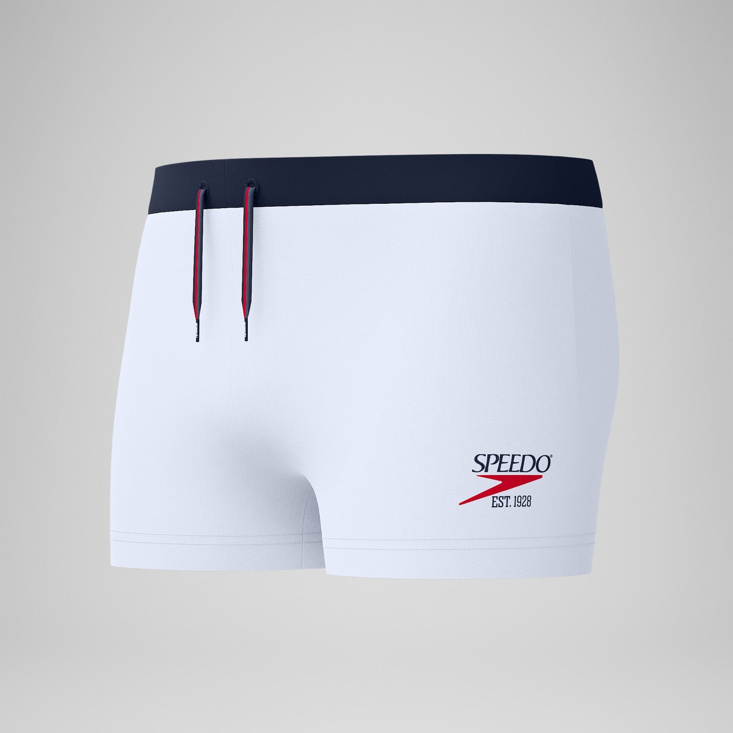 Jetstream Solid Aquashorts White/Navy - Speedo