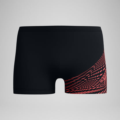 Medley Logo Aquashorts Black/Coral - Speedo