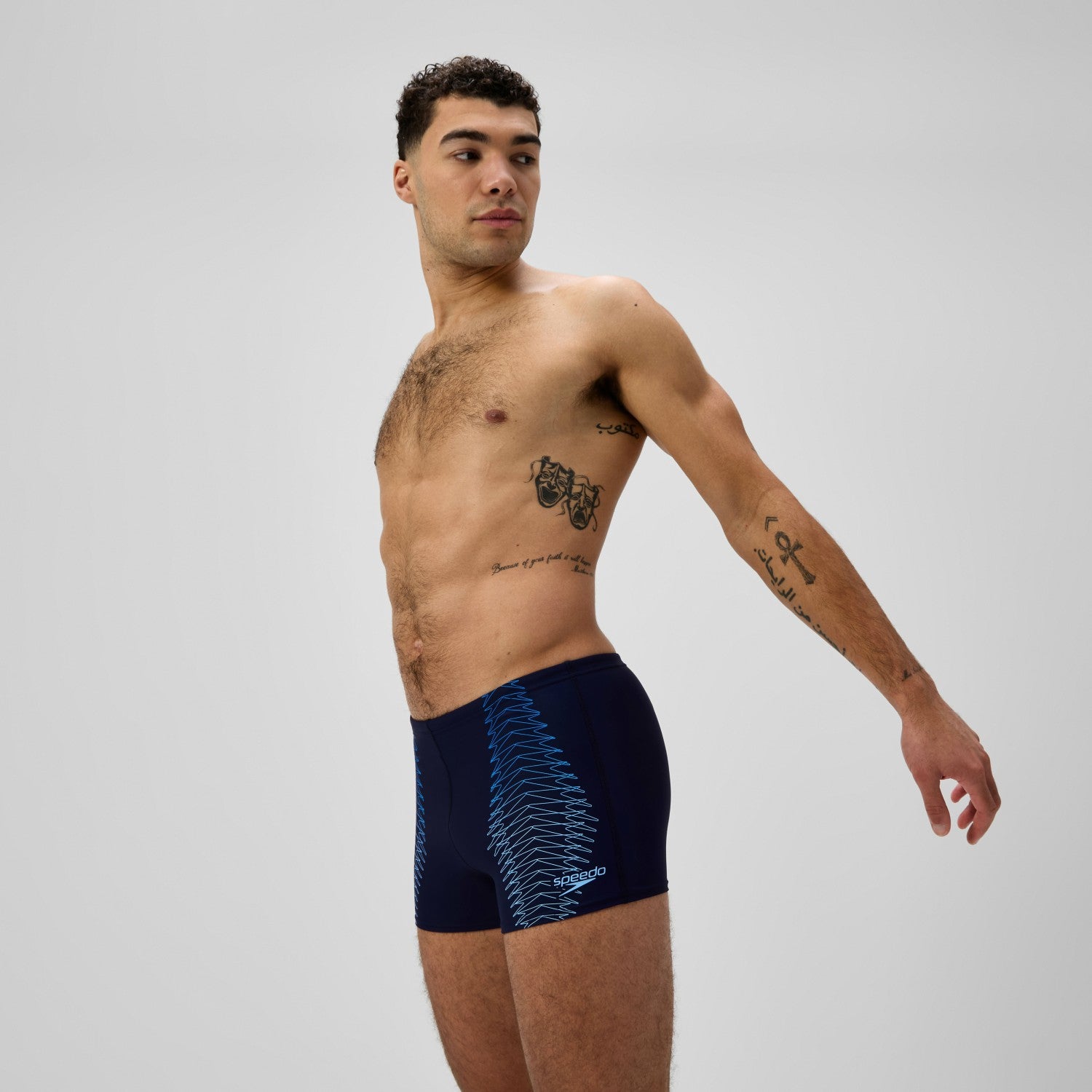Duo Logo Aquashorts Navy/Blue - Speedo
