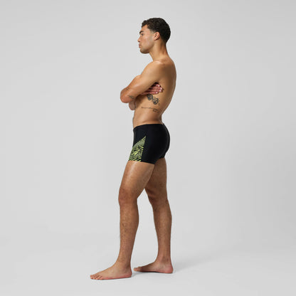 Medley Logo Aquashorts Black/Yellow - Speedo