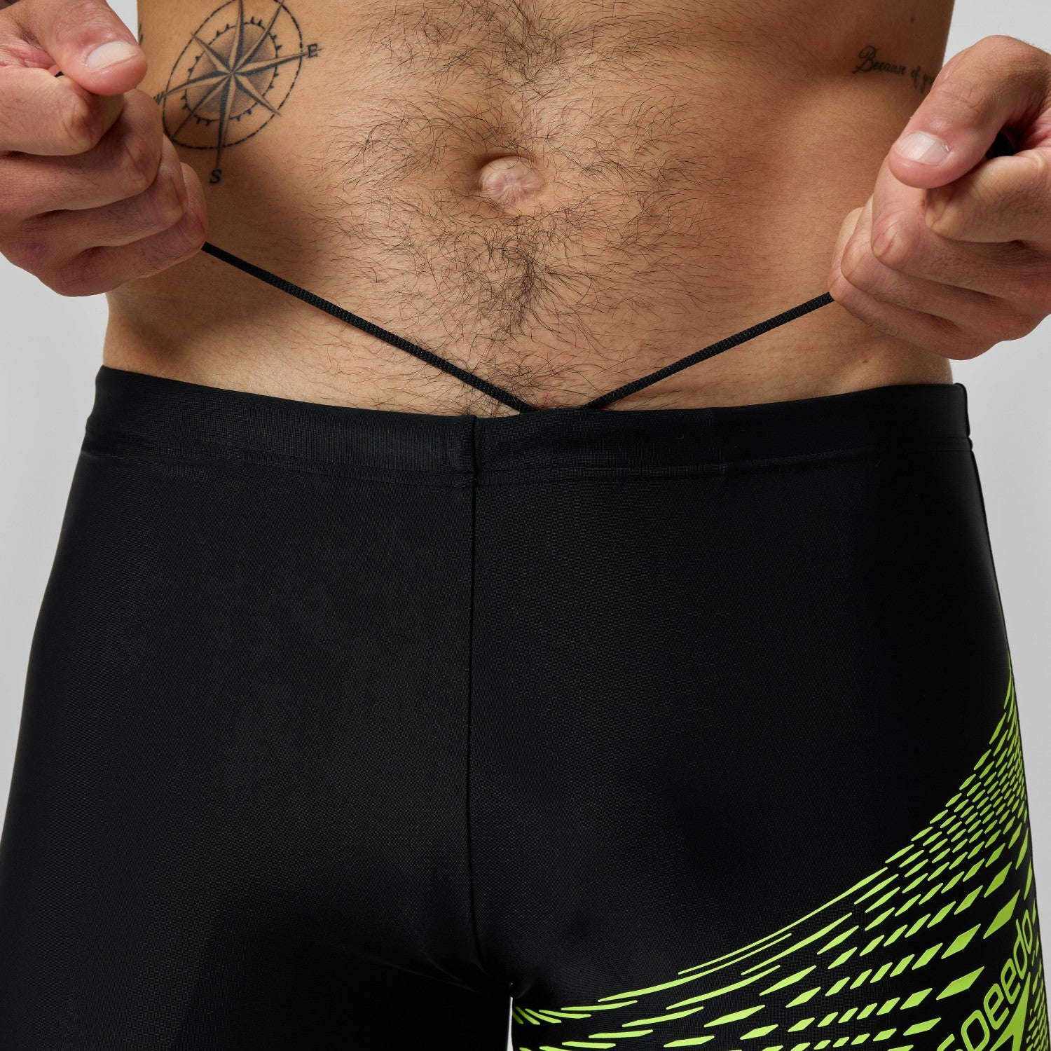 Medley Logo Aquashorts Black/Yellow - Speedo