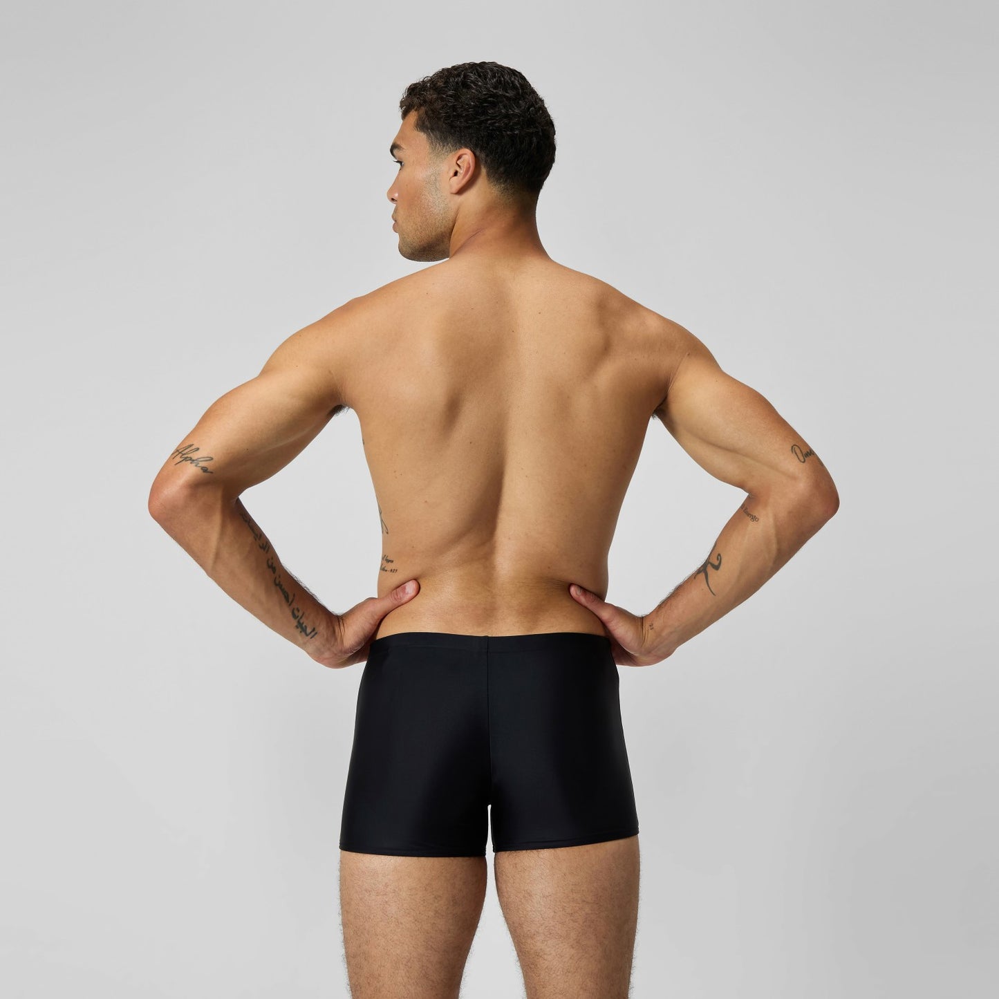 Medley Logo Aquashorts Black/Yellow - Speedo