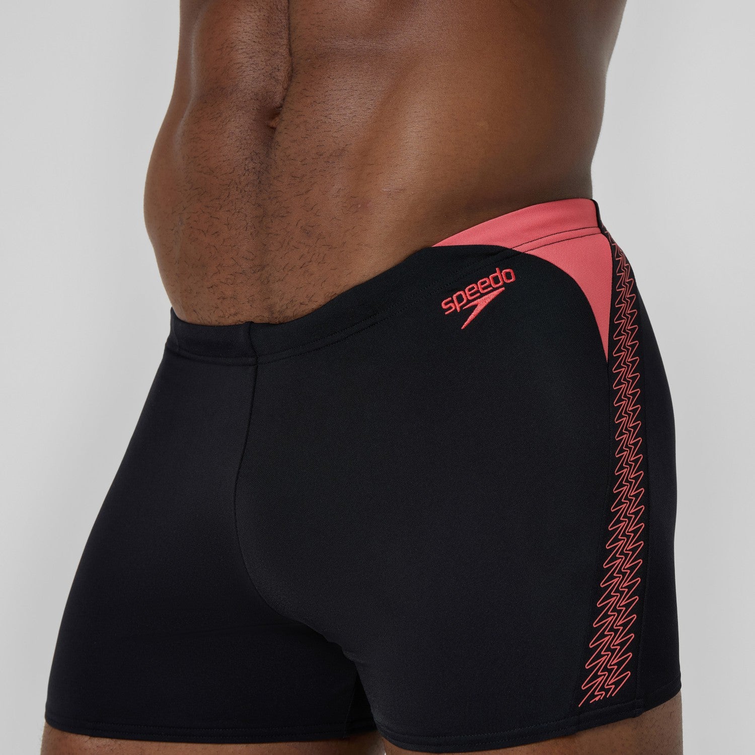 HyperBoom Splice Aquashorts Black/Coral - Speedo