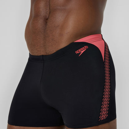 HyperBoom Splice Aquashorts Black/Coral - Speedo
