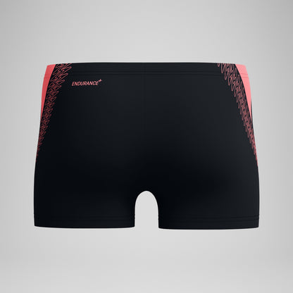 HyperBoom Splice Aquashorts Black/Coral - Speedo