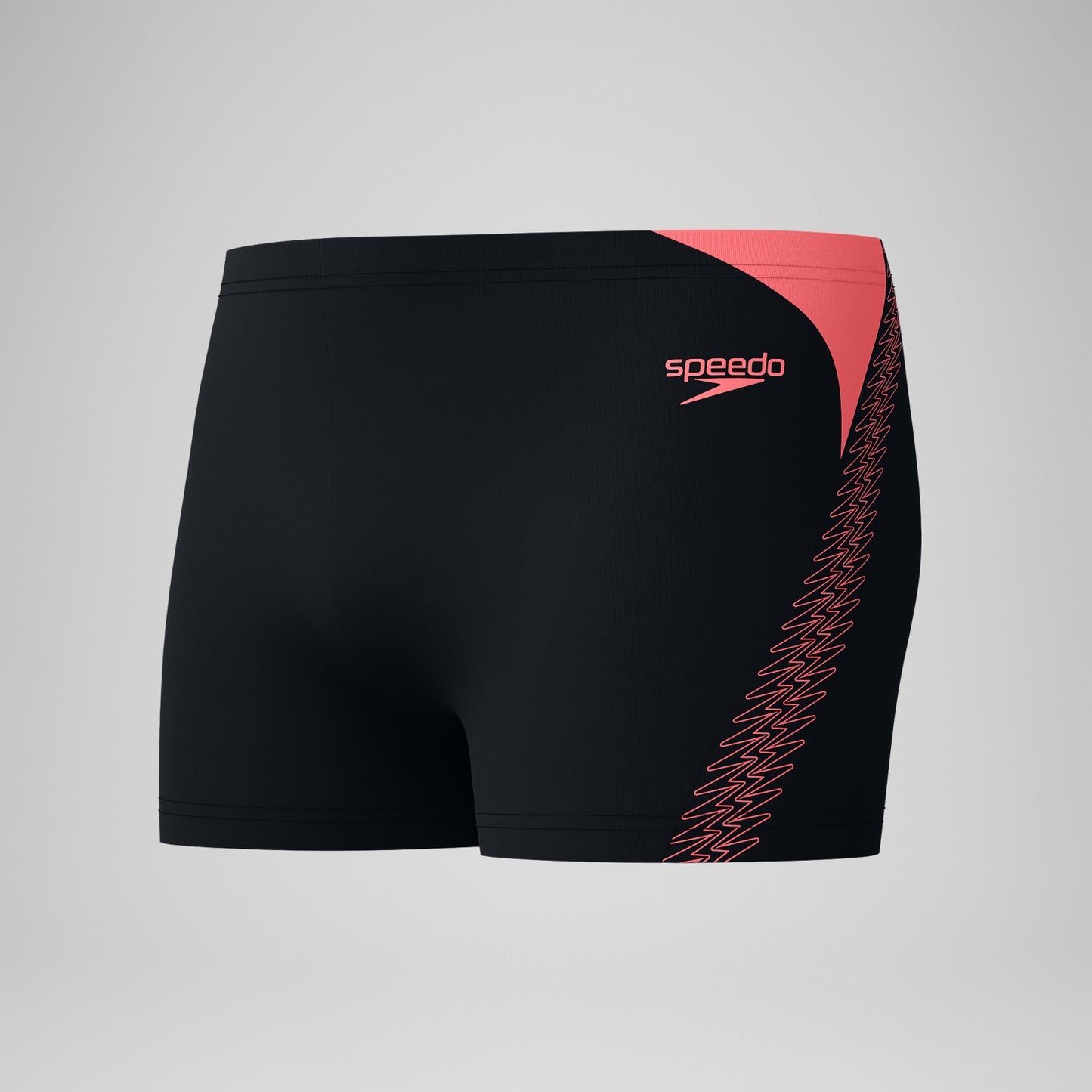 HyperBoom Splice Aquashorts Black/Coral - Speedo