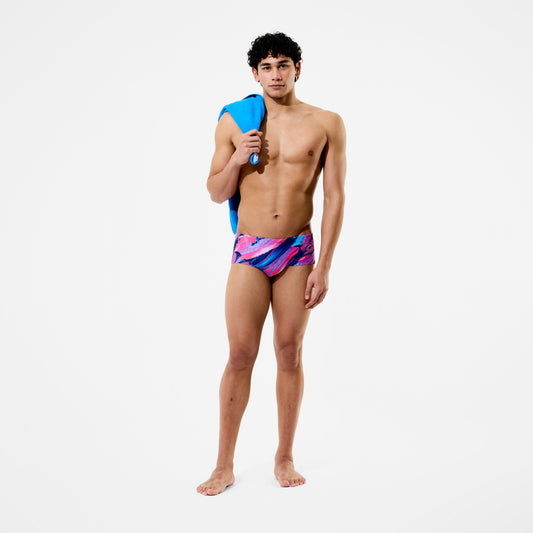 Club Training Printed Brief Blue/Pink - Speedo