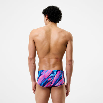 Club Training Printed Brief Blue/Pink - Speedo