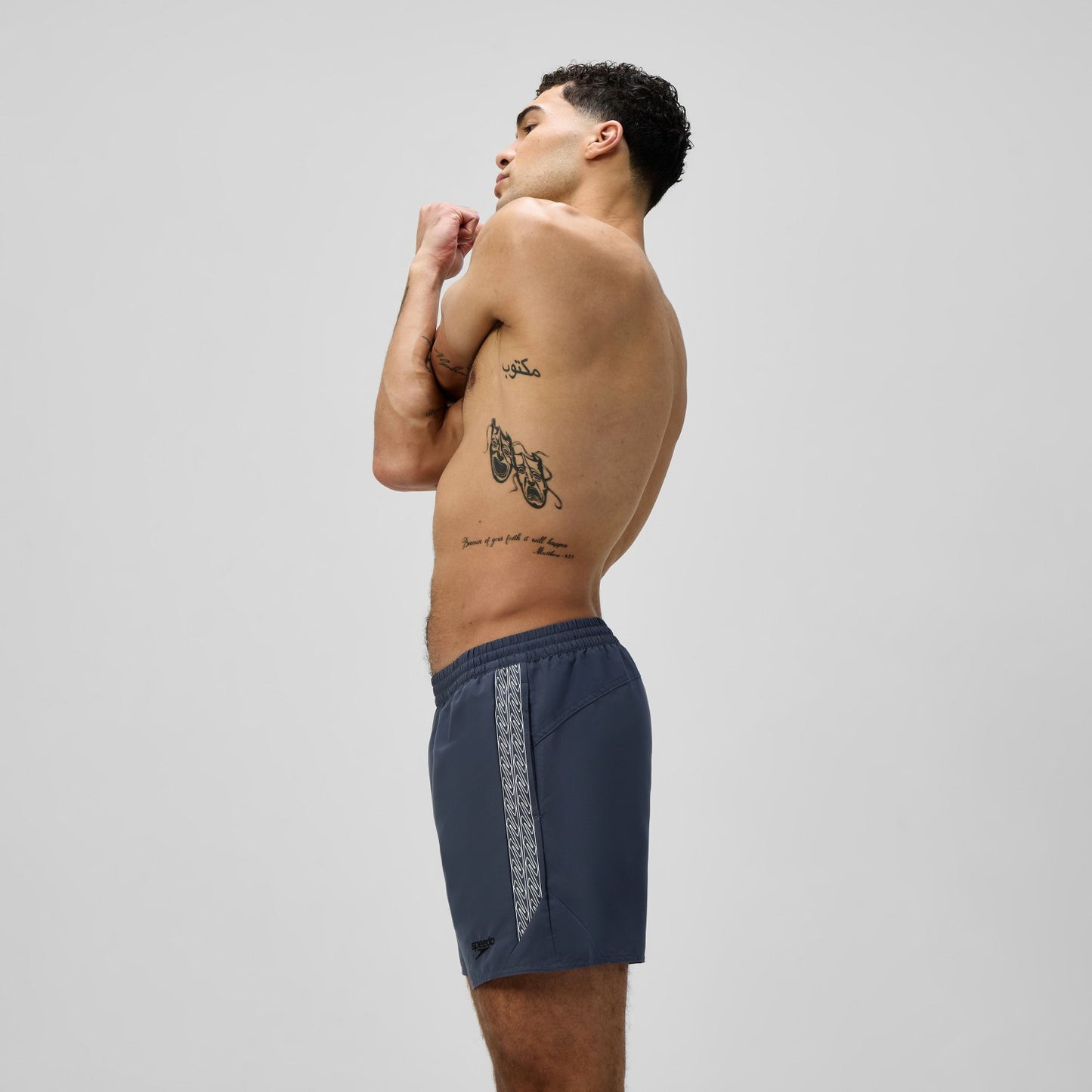 Hyperboom Splice Swim Shorts Grey - Speedo
