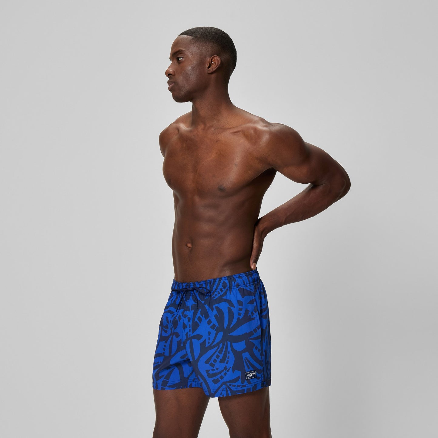 Redondo Edge Printed Swim Shorts Navy/Blue - Speedo