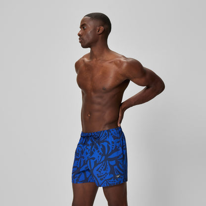 Redondo Edge Printed Swim Shorts Navy/Blue - Speedo