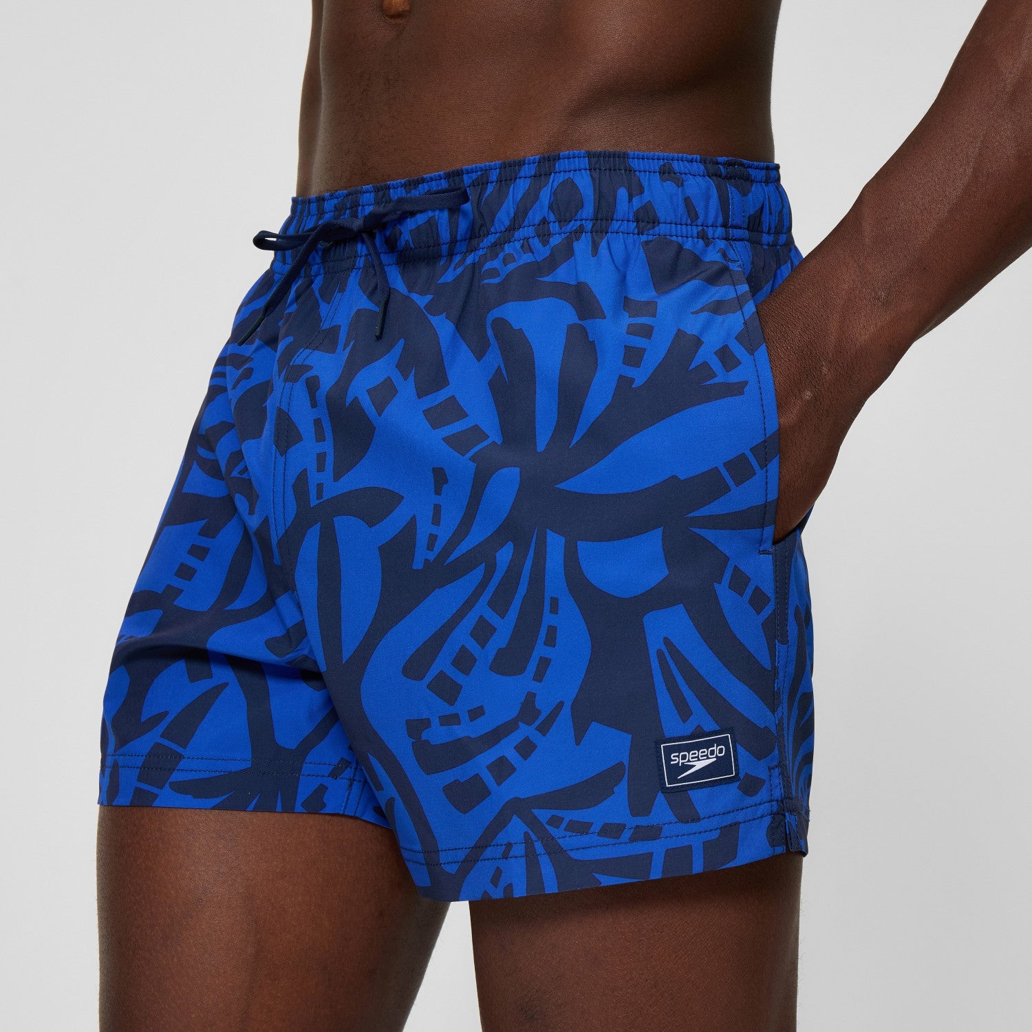 Redondo Edge Printed Swim Shorts Navy/Blue - Speedo