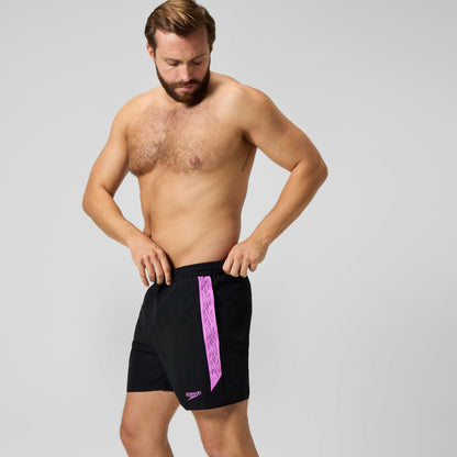 HyperBoom Splice Swim Shorts Black/Pink - Speedo