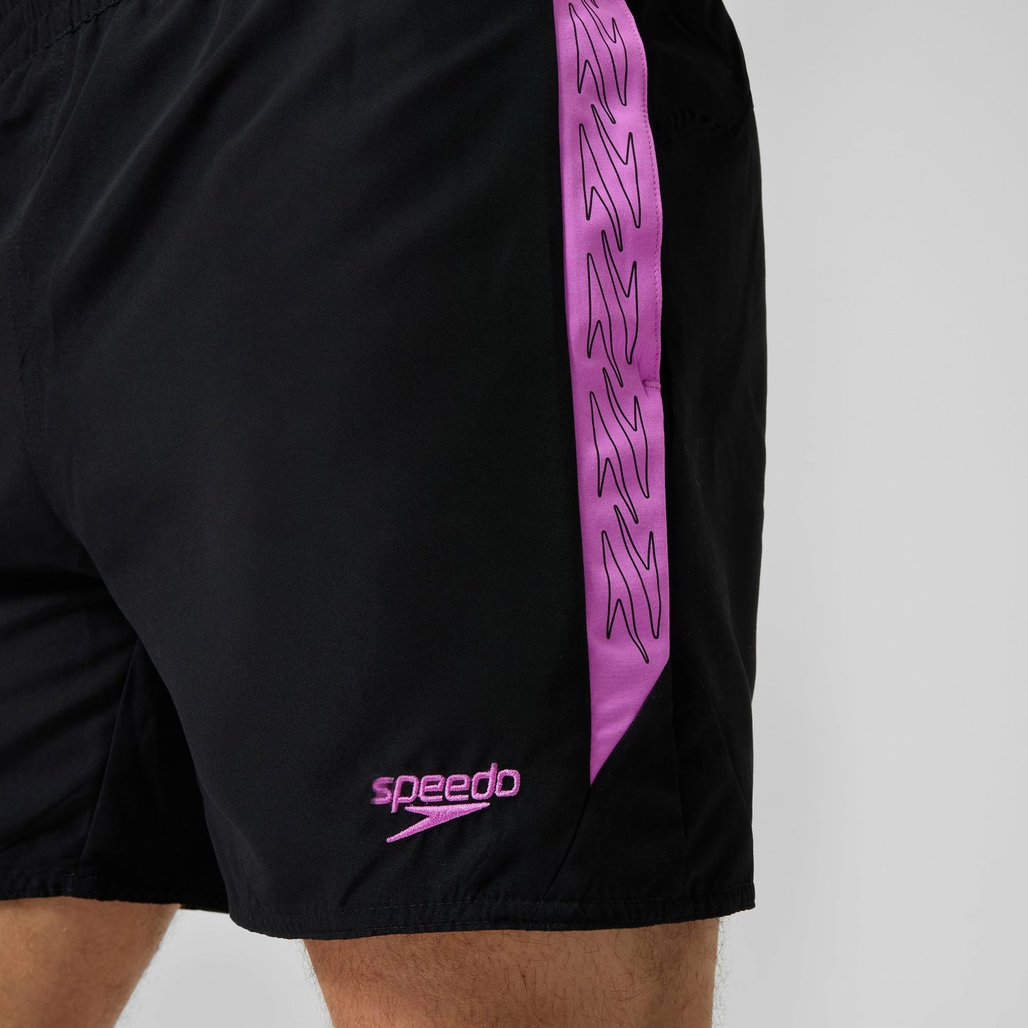 HyperBoom Splice Swim Shorts Black/Pink - Speedo