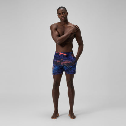Redondo Edge Printed Swim Shorts Blue - Speedo