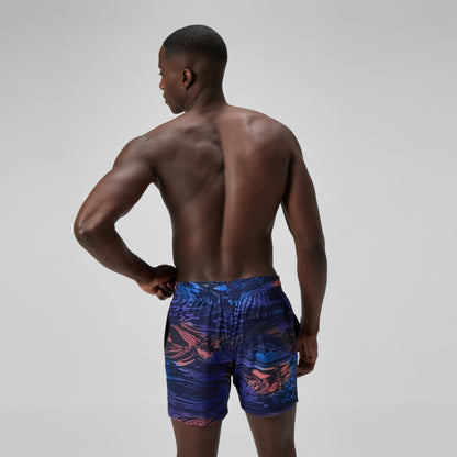 Redondo Edge Printed Swim Shorts Blue - Speedo