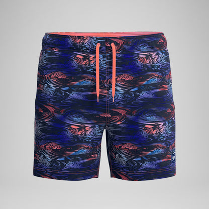 Redondo Edge Printed Swim Shorts Blue - Speedo