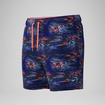 Redondo Edge Printed Swim Shorts Blue - Speedo