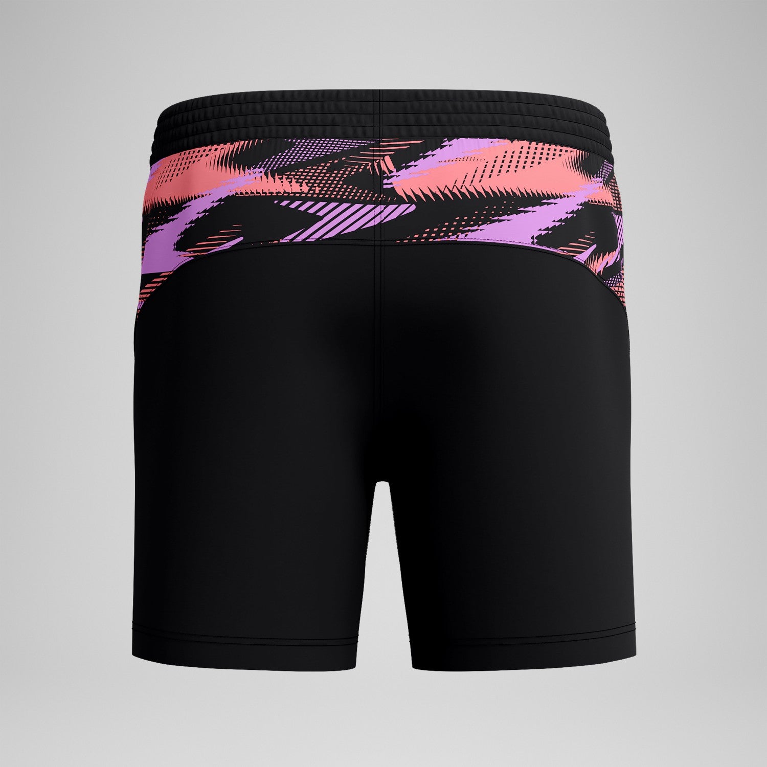 Xpress Lite Panel Swim Shorts Black/Pink - Speedo