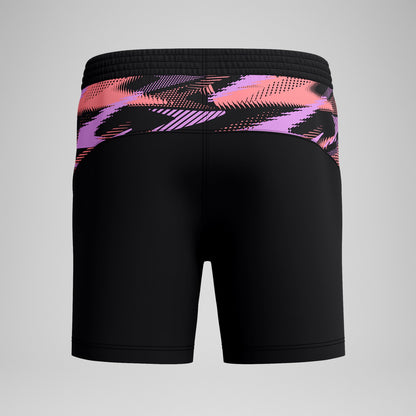 Xpress Lite Panel Swim Shorts Black/Pink - Speedo