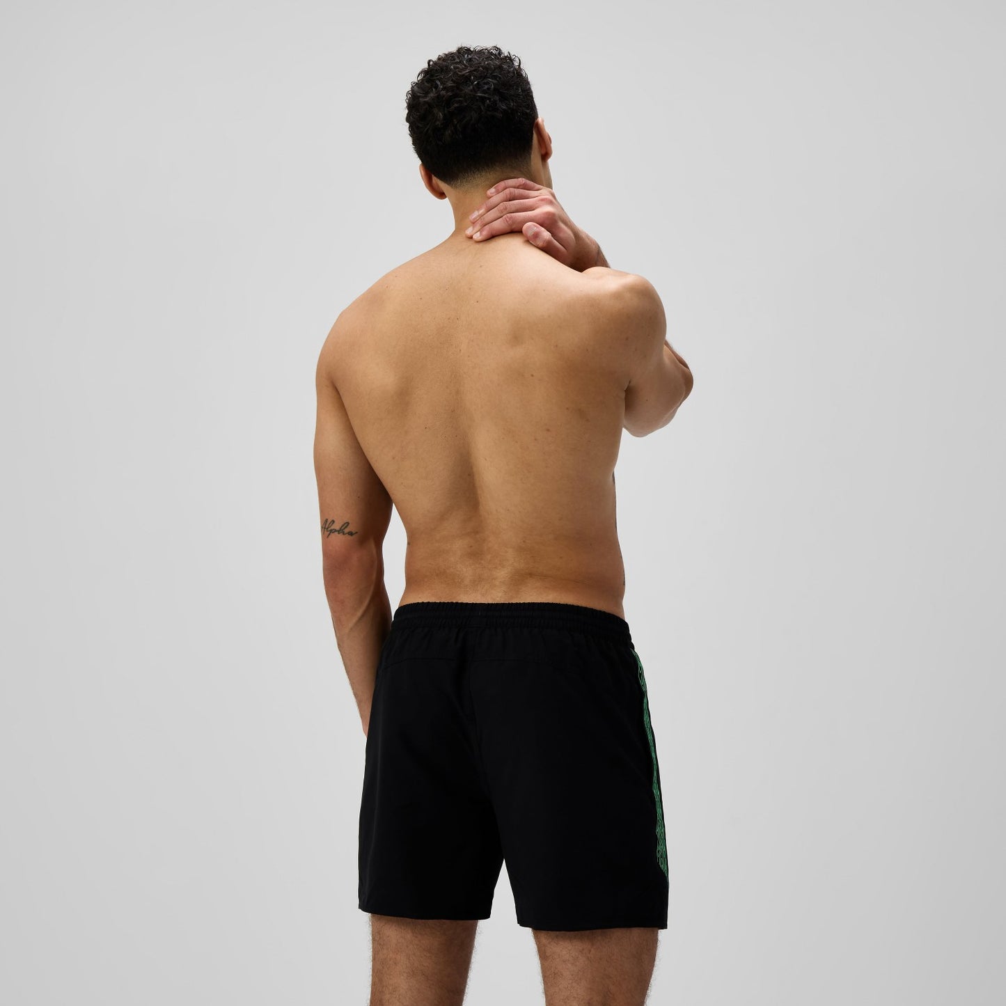 Hyperboom Splice Swim Shorts Black/Green - Speedo