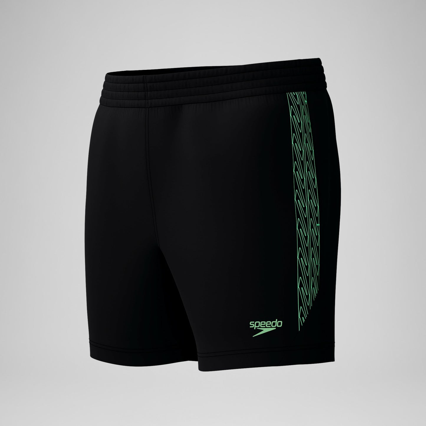 Hyperboom Splice Swim Shorts Black/Green - Speedo