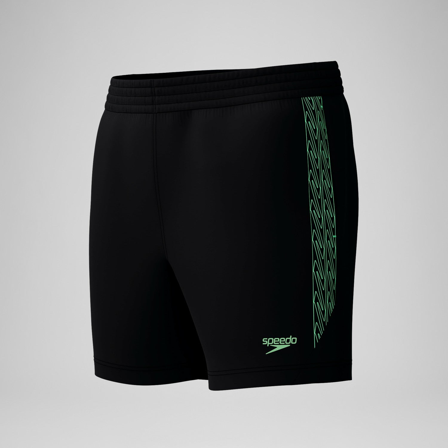 Hyperboom Splice Swim Shorts Black/Green - Speedo