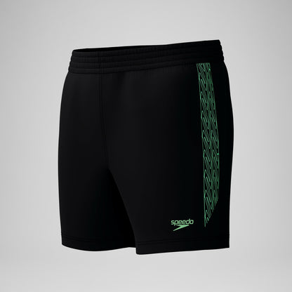 Hyperboom Splice Swim Shorts Black/Green - Speedo