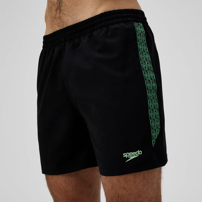Hyperboom Splice Swim Shorts Black/Green - Speedo