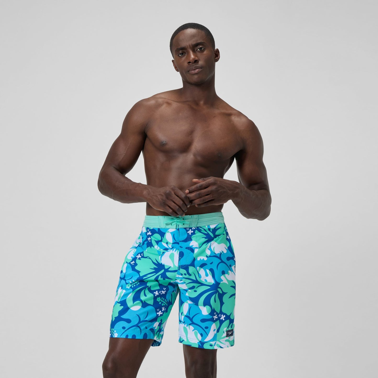 Printed Bondi Swim Shorts Turquoise/Blue - Speedo