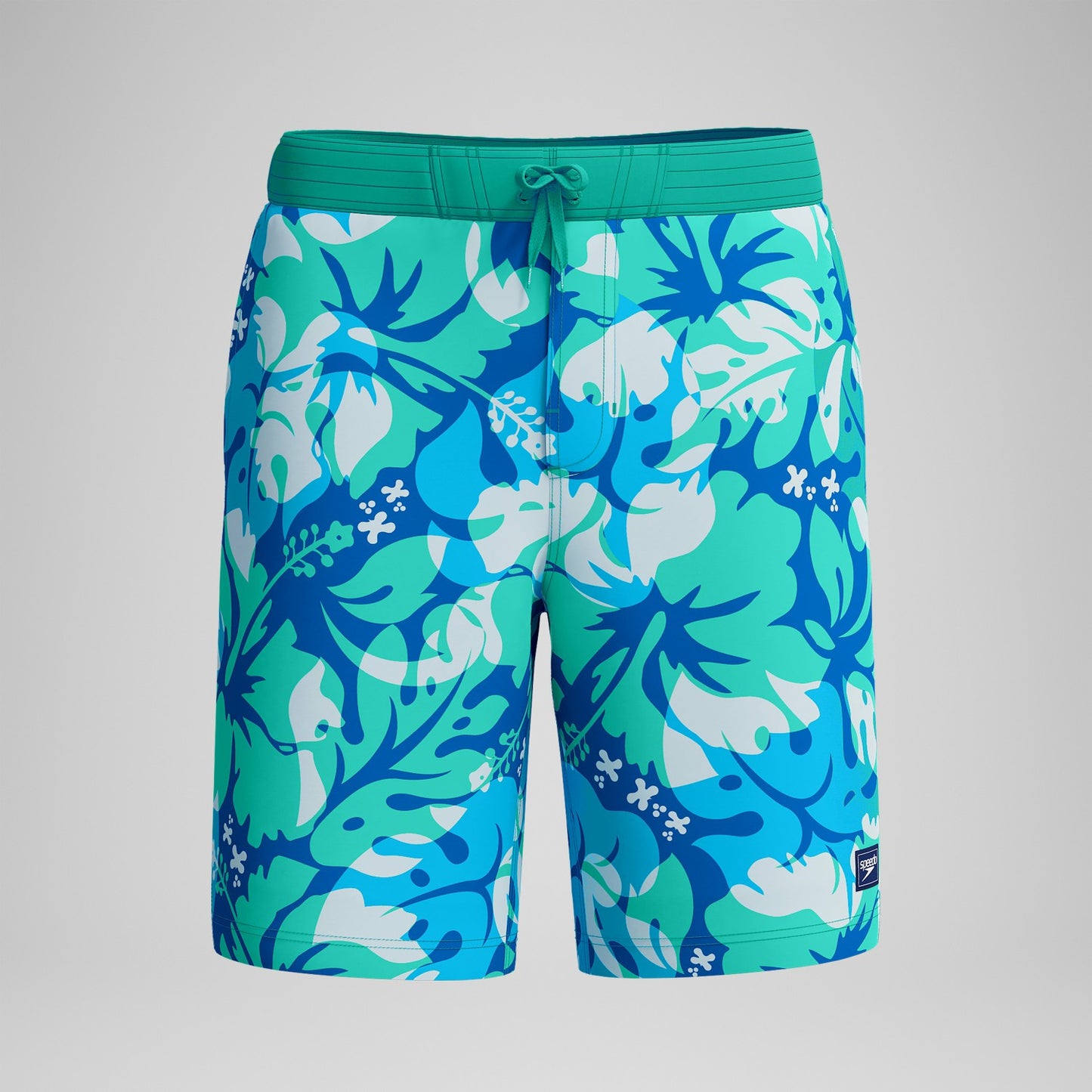 Printed Bondi Swim Shorts Turquoise/Blue - Speedo
