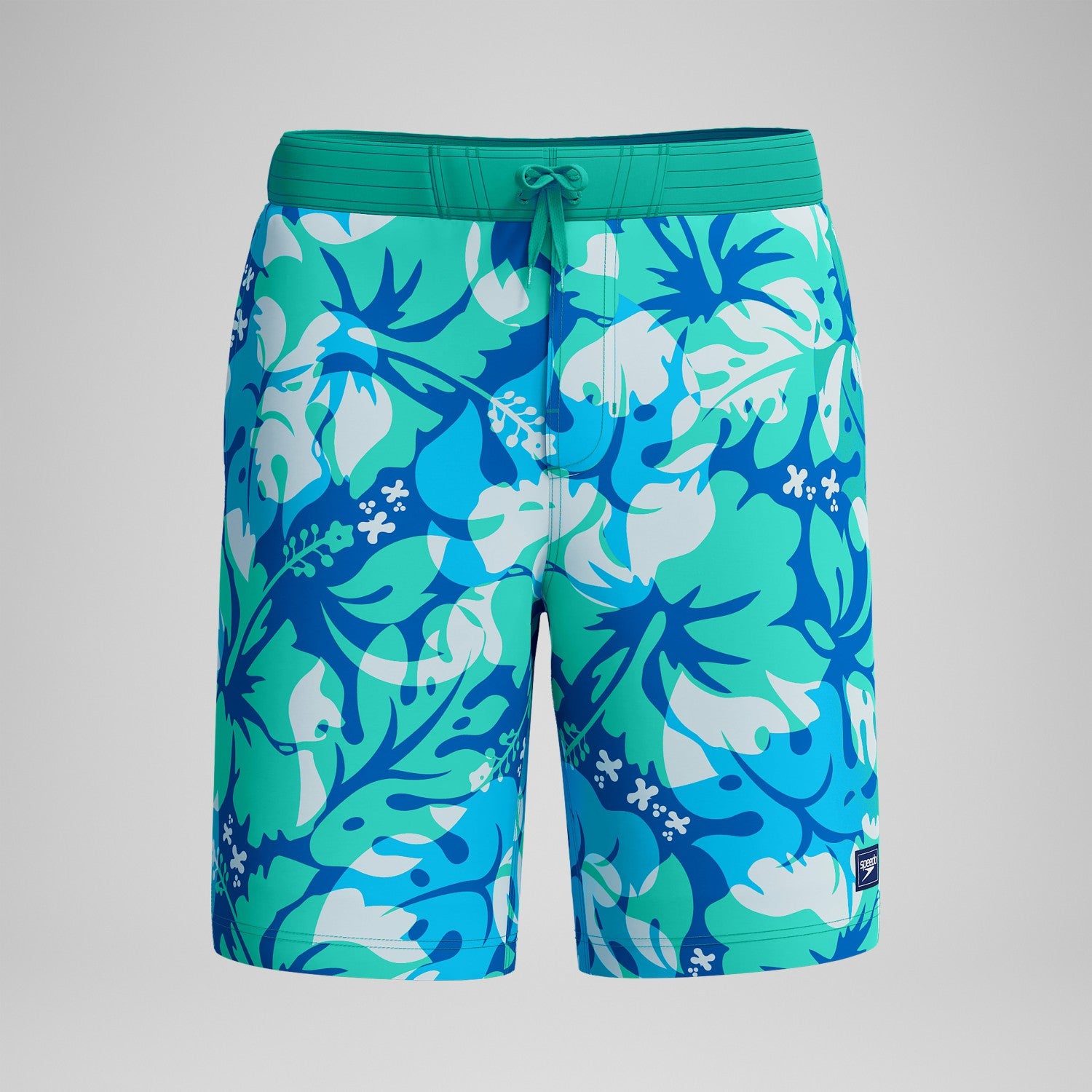 Printed Bondi Swim Shorts Turquoise/Blue - Speedo