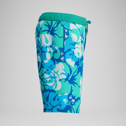 Printed Bondi Swim Shorts Turquoise/Blue - Speedo